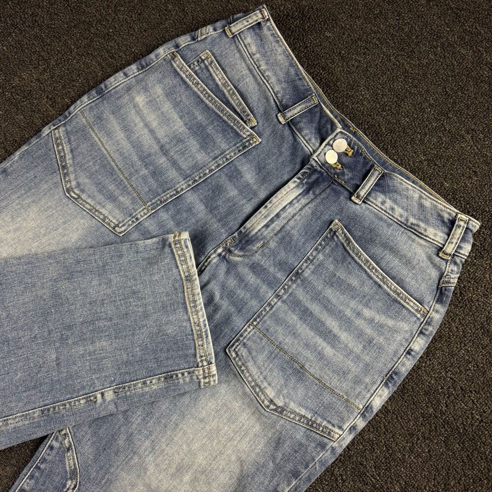 Pilcro Anthropologie The Wanderer High Rise Denim Jeans Size 30 Medium Wash